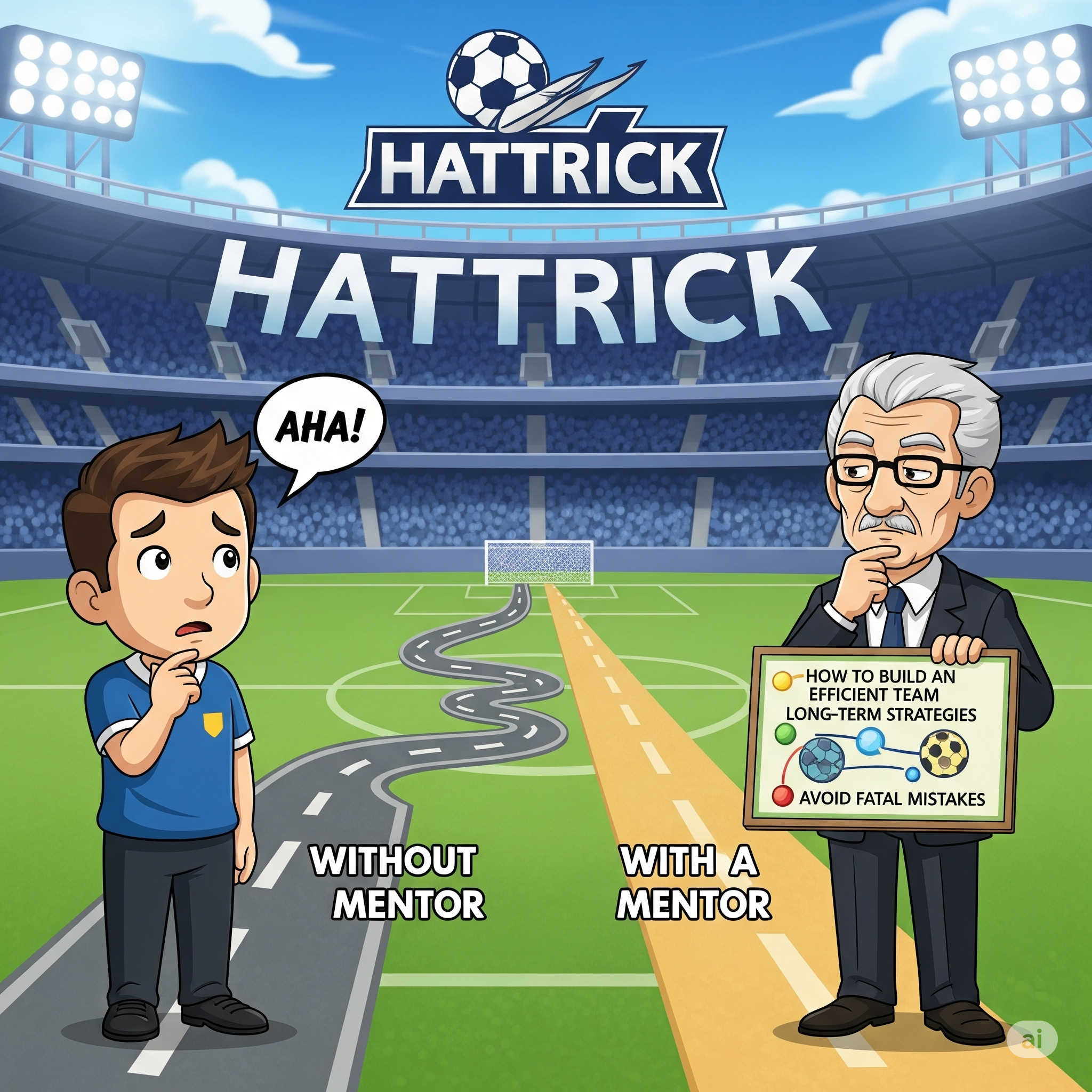 ilustrasi mentor dan newbie